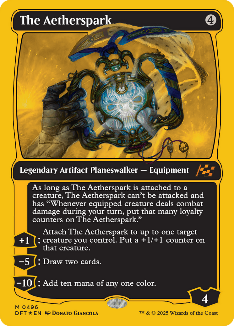 The Aetherspark (First-Place Foil) [Aetherdrift] | Exor Games Dartmouth