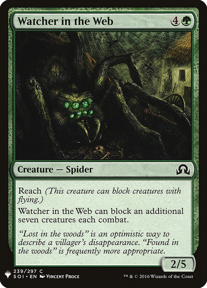 Watcher in the Web [Mystery Booster] | Exor Games Dartmouth