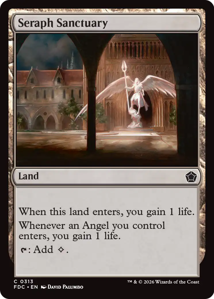 Seraph Sanctuary [Foundations Commander] | Exor Games Dartmouth