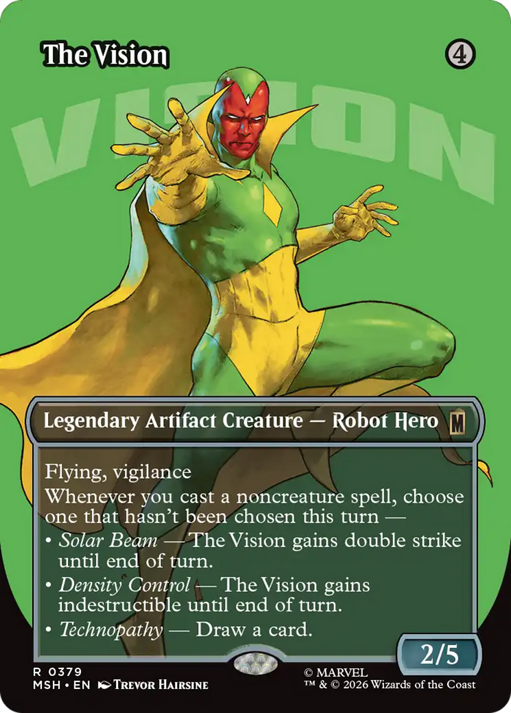 The Vision (Borderless) [Marvel Super Heroes] | Exor Games Dartmouth