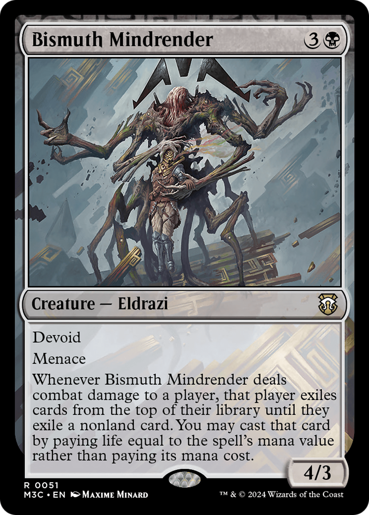 Bismuth Mindrender (Ripple Foil) [Modern Horizons 3 Commander] | Exor Games Dartmouth