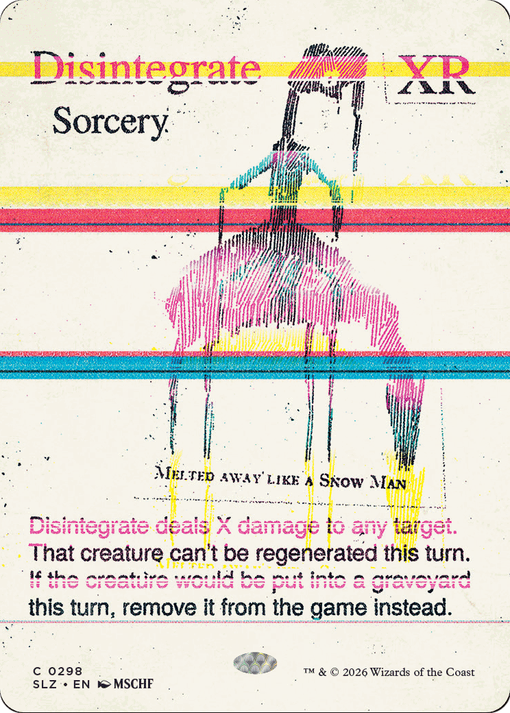 Disintegrate (0298) [Secret Lair x MSCHF: The Zeta Set] | Exor Games Dartmouth