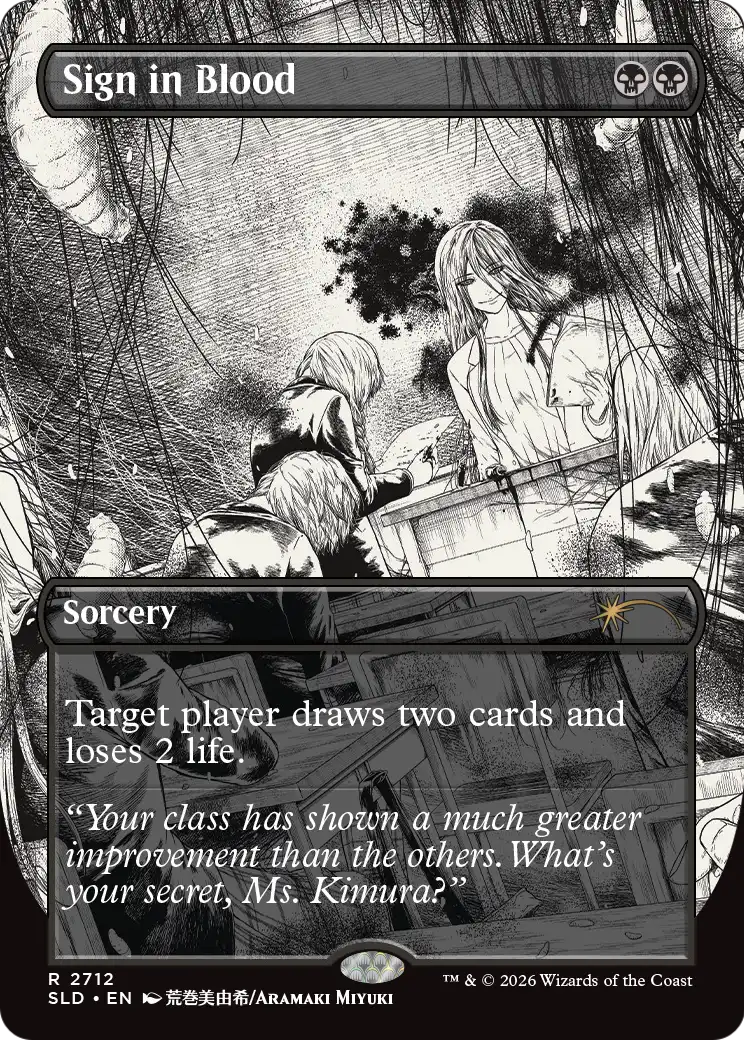 Sign in Blood [Secret Lair Drop Series] | Exor Games Dartmouth