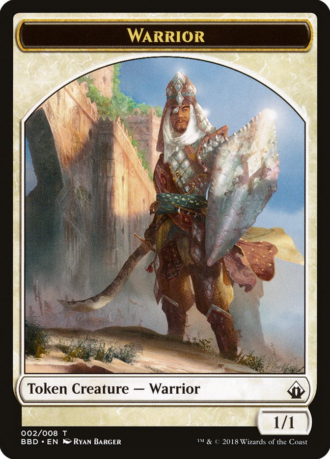 Warrior Token [Battlebond Tokens] | Exor Games Dartmouth