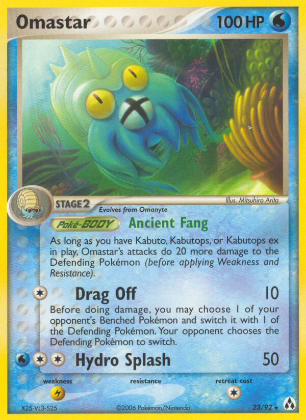 Omastar (23/92) [EX: Legend Maker] | Exor Games Dartmouth