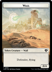 Wall // Kor Ally Double-Sided Token [Commander Masters Tokens] | Exor Games Dartmouth