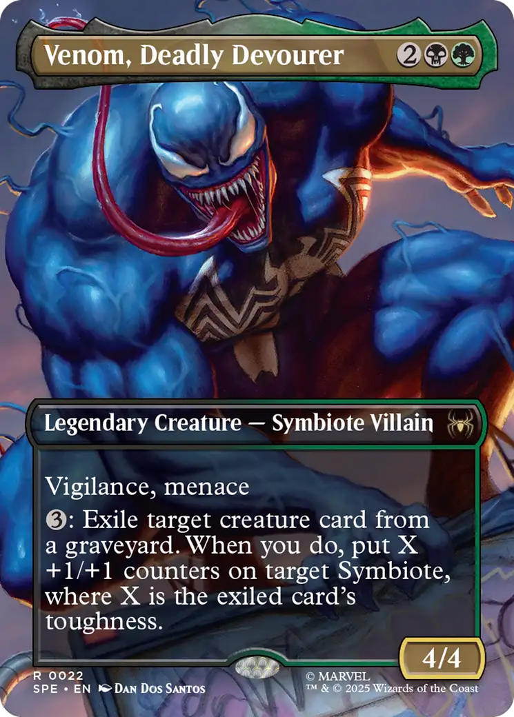 Venom, Deadly Devourer (Borderless) [Marvel's Spider-Man: Eternal-Legal] | Exor Games Dartmouth