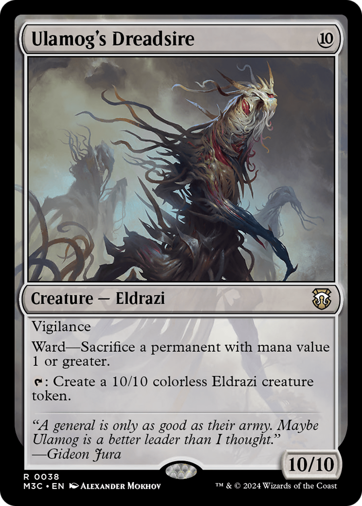 Ulamog's Dreadsire (Ripple Foil) [Modern Horizons 3 Commander] | Exor Games Dartmouth