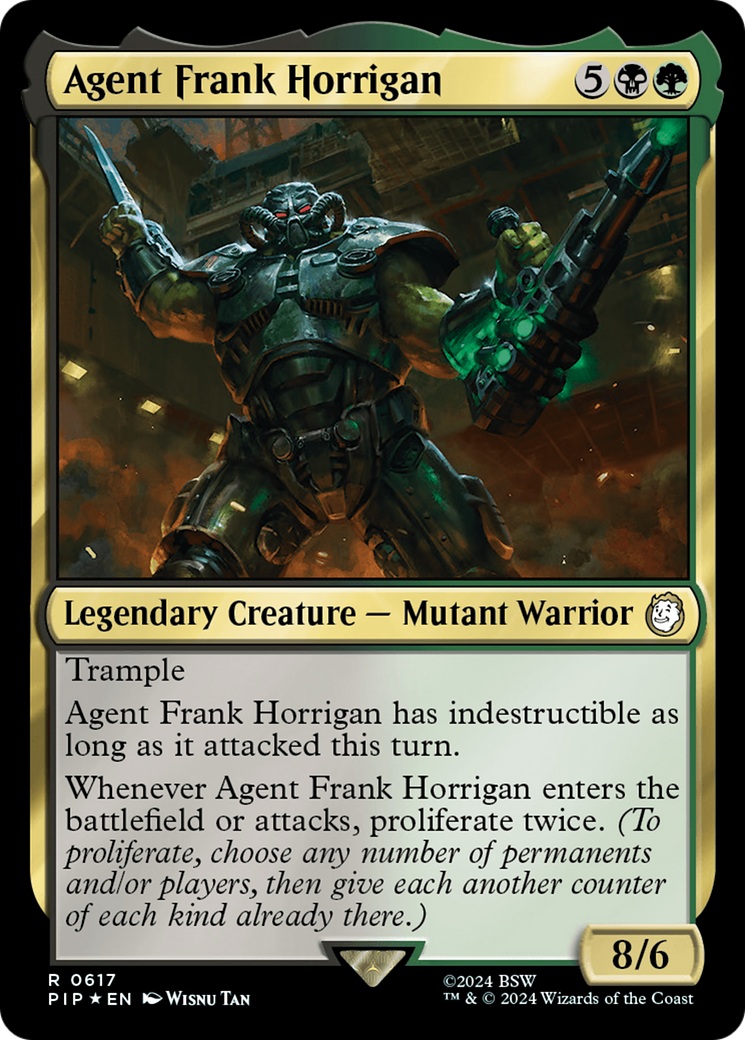 Agent Frank Horrigan (Surge Foil) [Fallout] | Exor Games Dartmouth