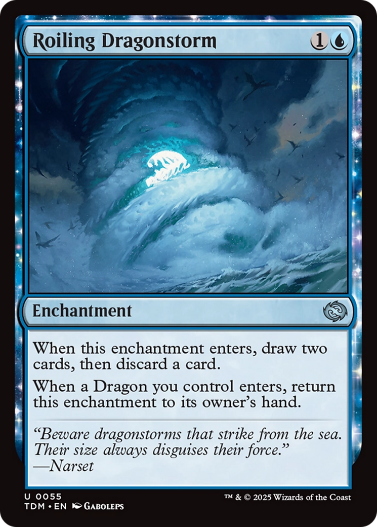 Roiling Dragonstorm [Tarkir: Dragonstorm] | Exor Games Dartmouth