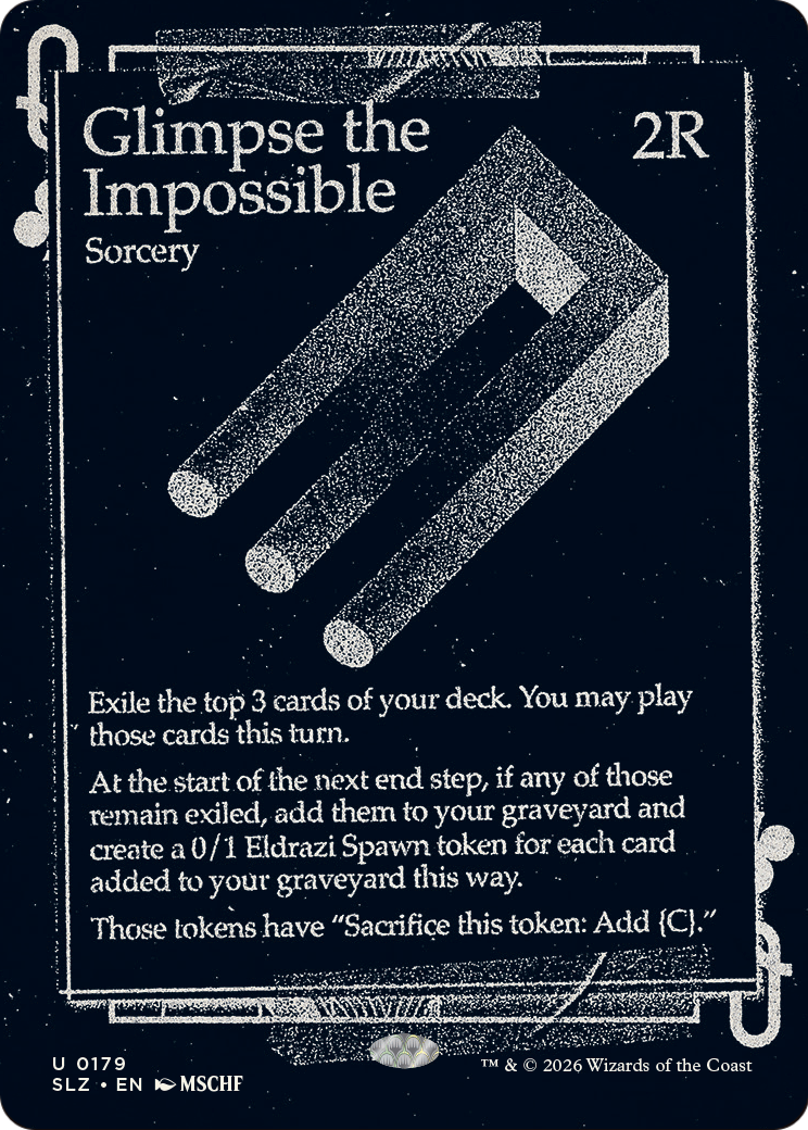 Glimpse the Impossible (0179) [Secret Lair x MSCHF: The Zeta Set] | Exor Games Dartmouth