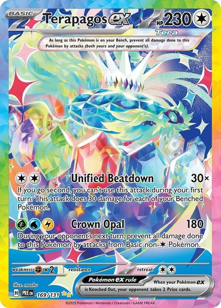 Terapagos ex (169/131) [Scarlet & Violet: Prismatic Evolutions] | Exor Games Dartmouth