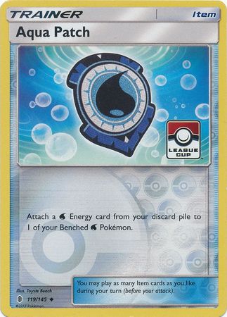 Aqua Patch (119/145) (League Promo) [Sun & Moon: Guardians Rising] | Exor Games Dartmouth