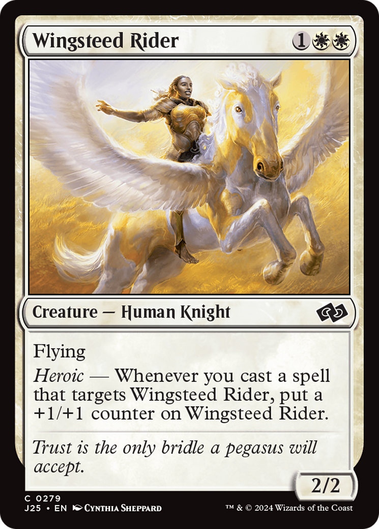 Wingsteed Rider [Foundations Jumpstart] | Exor Games Dartmouth