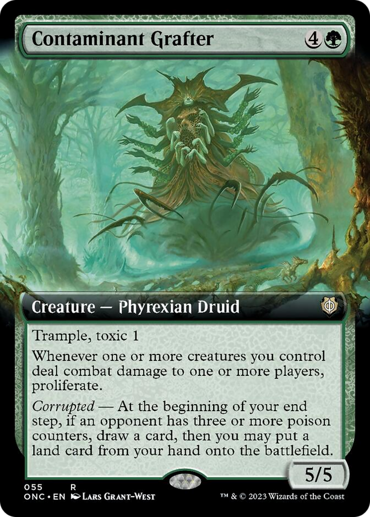 Contaminant Grafter (Extended Art) [Phyrexia: All Will Be One Commander] | Exor Games Dartmouth