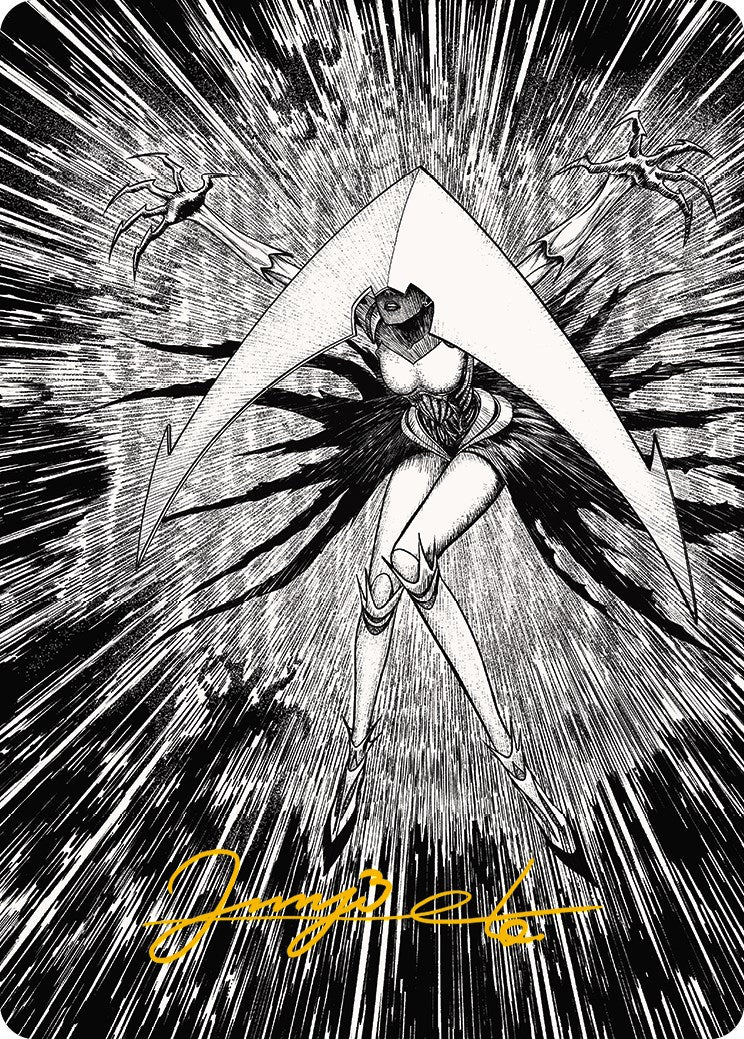 Elesh Norn, Mother of Machines 2 Art Card (Gold-Stamped Signature) [Phyrexia: All Will Be One Art Series] | Exor Games Dartmouth