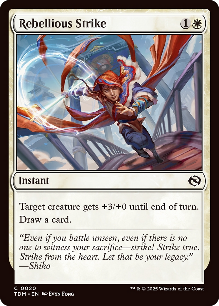 Rebellious Strike [Tarkir: Dragonstorm] | Exor Games Dartmouth