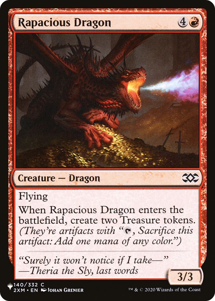 Rapacious Dragon [The List Reprints] | Exor Games Dartmouth