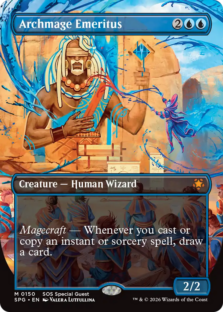 Archmage Emeritus (Borderless) [Secrets of Strixhaven Special Guests] | Exor Games Dartmouth