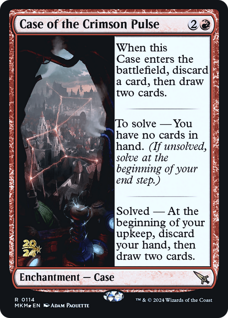 Case of the Crimson Pulse [Murders at Karlov Manor Prerelease Promos] | Exor Games Dartmouth