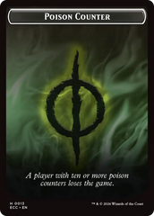 Saproling // Poison Counter Double-Sided Token [Lorwyn Eclipsed Tokens] | Exor Games Dartmouth