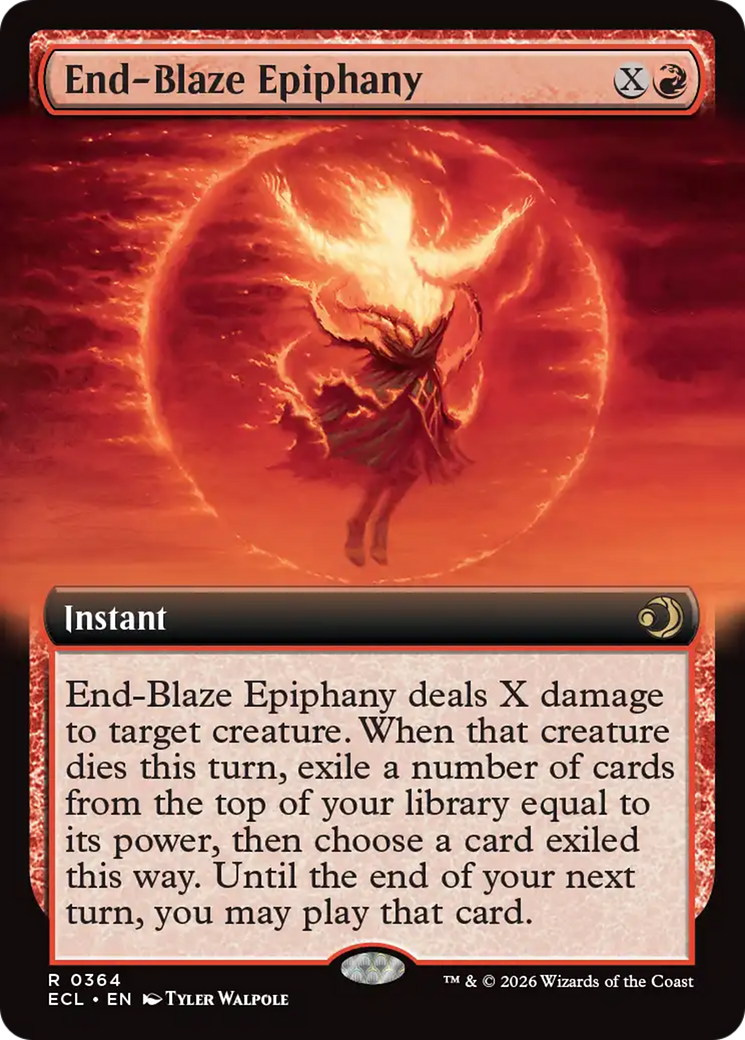 End-Blaze Epiphany (Extended Art) [Lorwyn Eclipsed] | Exor Games Dartmouth