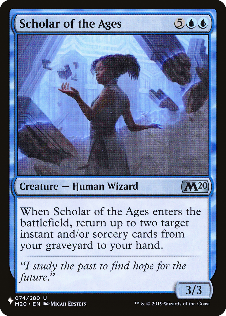 Scholar of the Ages [The List] | Exor Games Dartmouth