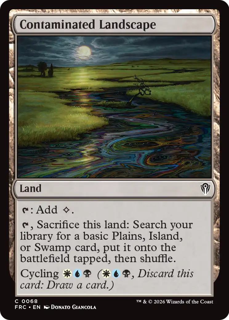 Contaminated Landscape [Reality Fracture Commander] | Exor Games Dartmouth