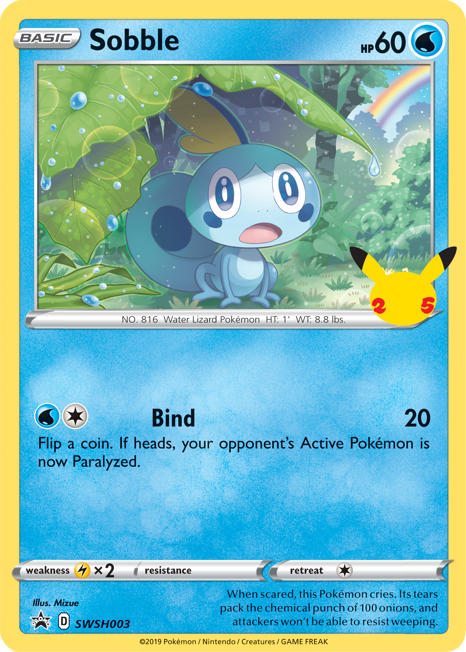 Sobble (SWSH003) (Jumbo Card) [First Partner Pack] | Exor Games Dartmouth