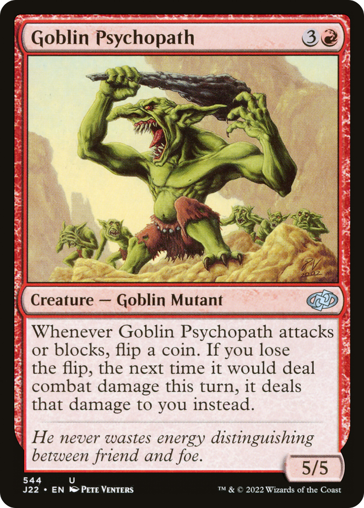 Goblin Psychopath [Jumpstart 2022] | Exor Games Dartmouth