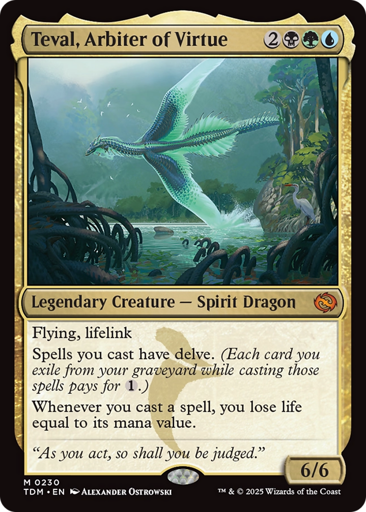 Teval, Arbiter of Virtue [Tarkir: Dragonstorm] | Exor Games Dartmouth