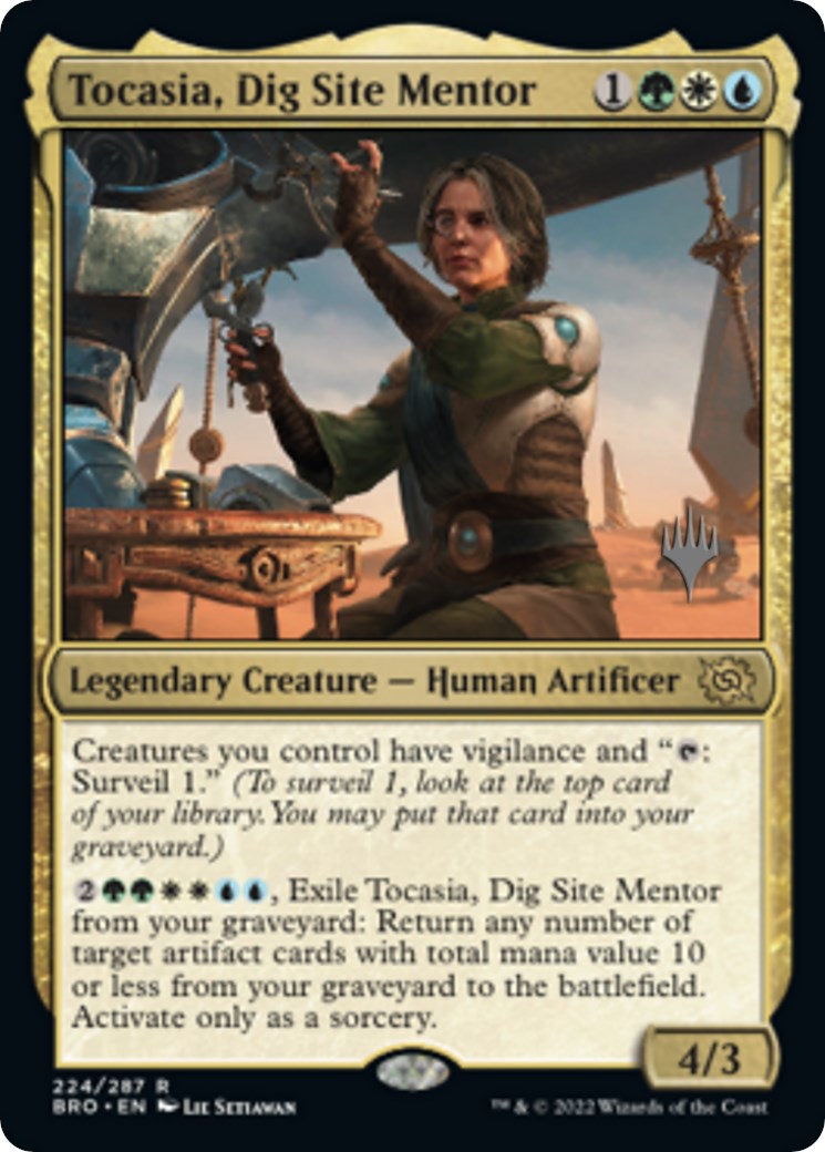 Tocasia, Dig Site Mentor (Promo Pack) [The Brothers' War Promos] | Exor Games Dartmouth