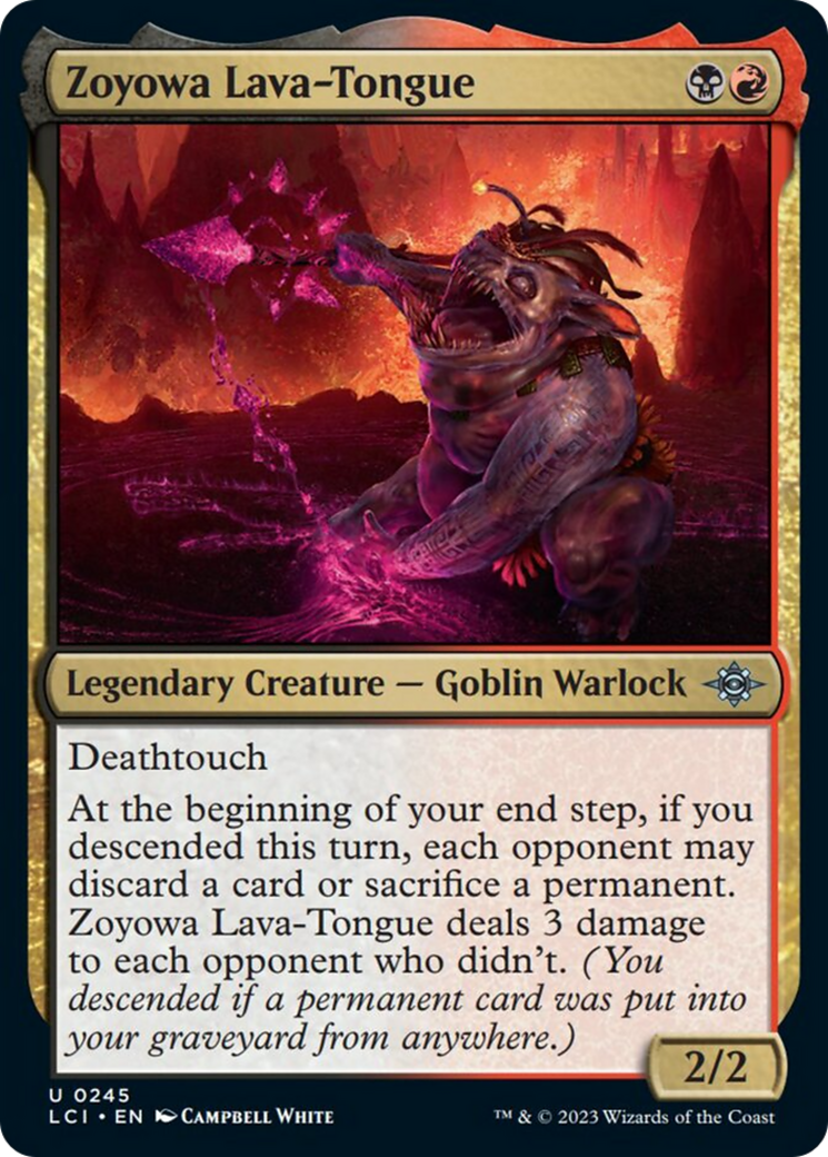 Zoyowa Lava-Tongue [The Lost Caverns of Ixalan] | Exor Games Dartmouth