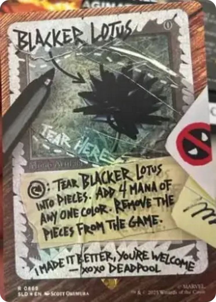 Blacker Lotus (Rainbow Foil) [Secret Lair Drop Series] | Exor Games Dartmouth