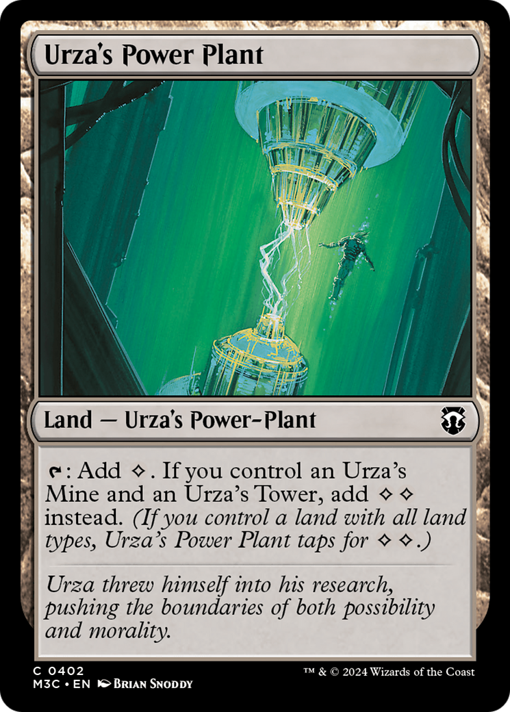 Urza's Power Plant (Ripple Foil) [Modern Horizons 3 Commander] | Exor Games Dartmouth