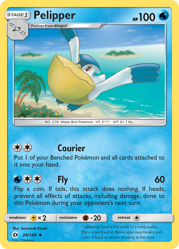 Pelipper (38/149) [Sun & Moon: Base Set] | Exor Games Dartmouth