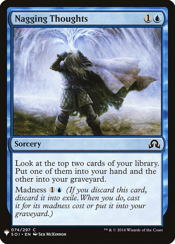 Nagging Thoughts [Mystery Booster] | Exor Games Dartmouth
