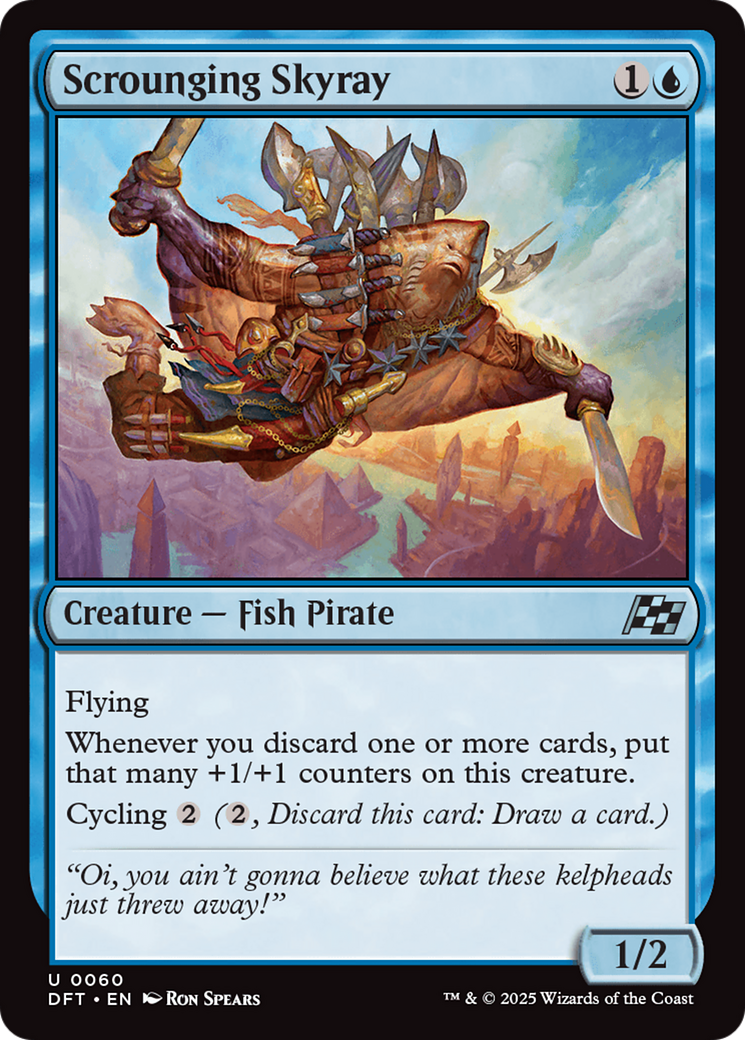 Scrounging Skyray [Aetherdrift] | Exor Games Dartmouth