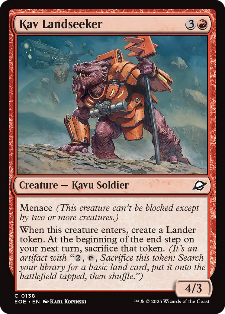 Kav Landseeker [Edge of Eternities] | Exor Games Dartmouth