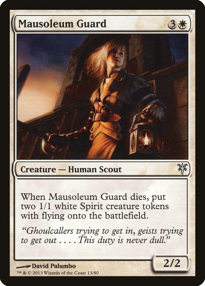 Mausoleum Guard [Duel Decks: Sorin vs. Tibalt] | Exor Games Dartmouth