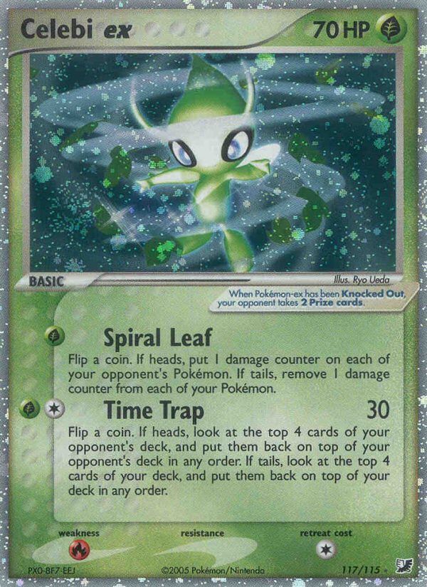 Celebi ex (117/115) [EX: Unseen Forces] | Exor Games Dartmouth