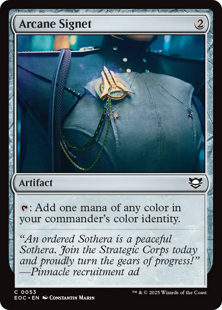 Arcane Signet [Edge of Eternities Commander] | Exor Games Dartmouth