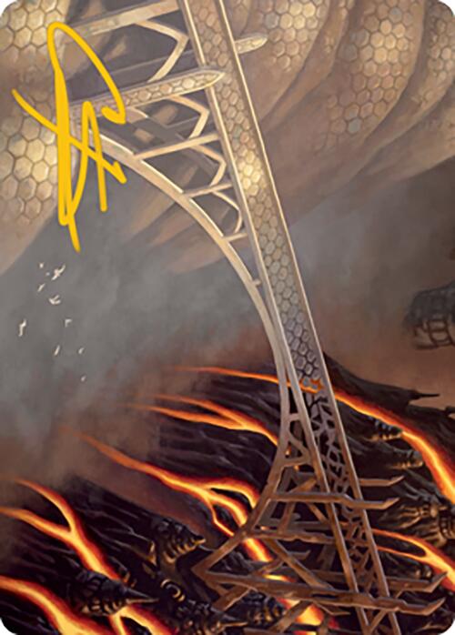 Rustvale Bridge Art Card (Gold-Stamped Signature) [Modern Horizons 2 Art Series] | Exor Games Dartmouth