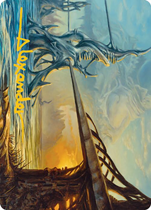 Razortide Bridge Art Card (Gold-Stamped Signature) [Modern Horizons 2 Art Series] | Exor Games Dartmouth