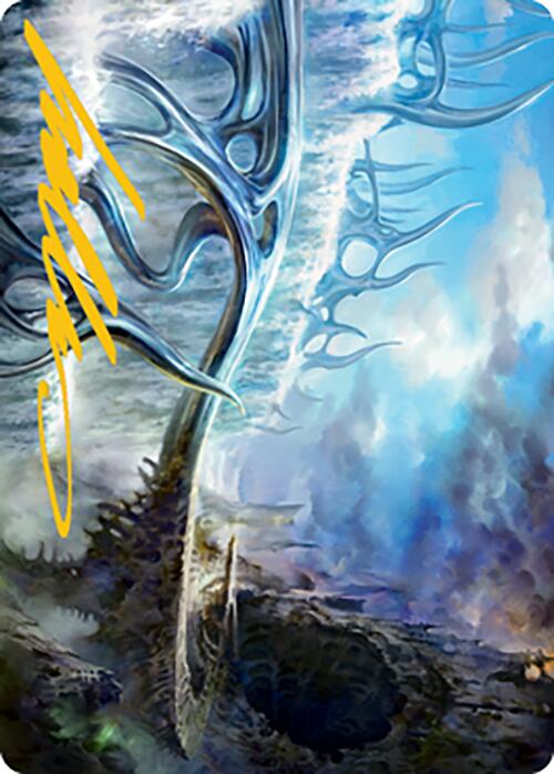Mistvault Bridge Art Card (Gold-Stamped Signature) [Modern Horizons 2 Art Series] | Exor Games Dartmouth