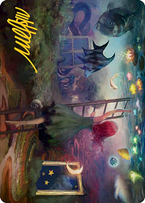 Lucid Dreams Art Card (Gold-Stamped Signature) [Modern Horizons 2 Art Series] | Exor Games Dartmouth