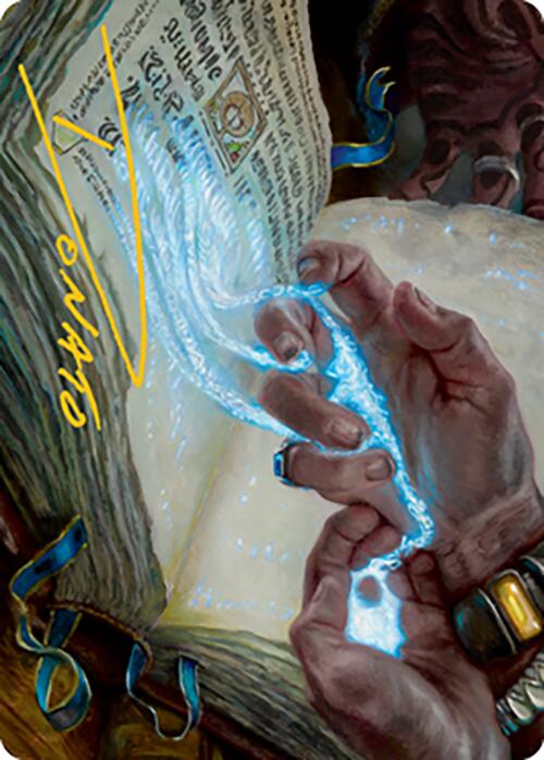 Mystic Redaction Art Card (Gold-Stamped Signature) [Modern Horizons 2 Art Series] | Exor Games Dartmouth