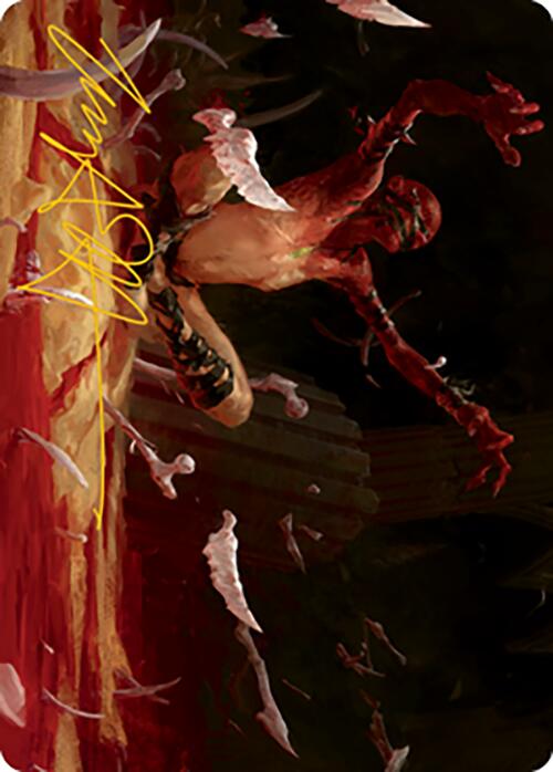 Bone Shards Art Card (Gold-Stamped Signature) [Modern Horizons 2 Art Series] | Exor Games Dartmouth