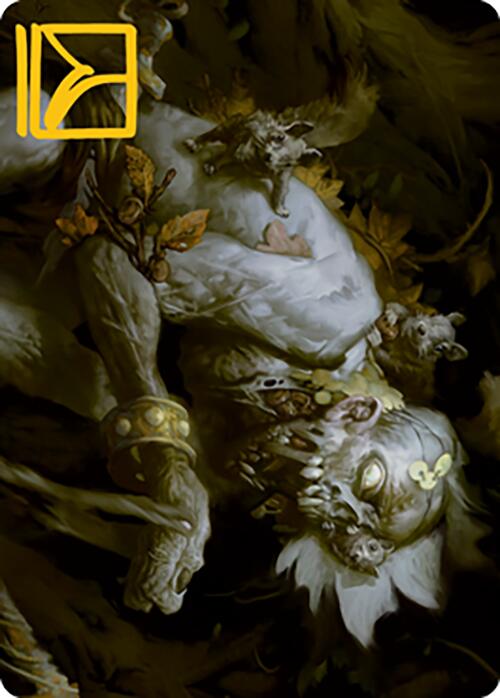 Nested Shambler Art Card (Gold-Stamped Signature) [Modern Horizons 2 Art Series] | Exor Games Dartmouth