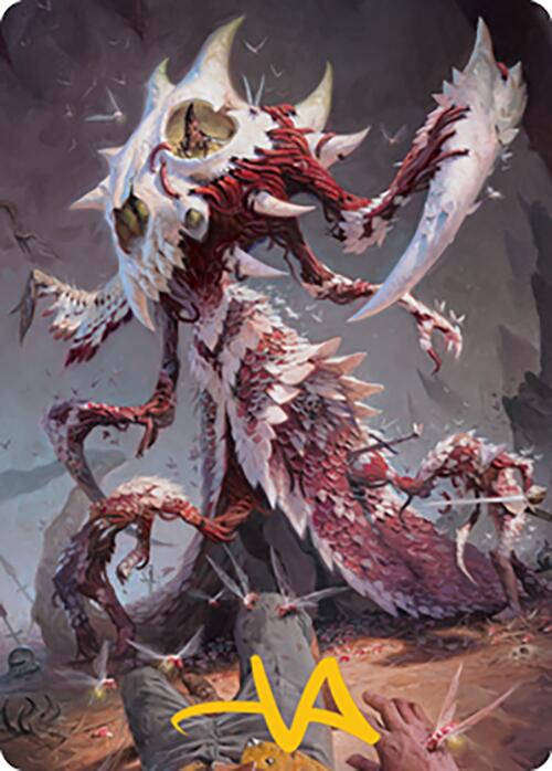 Grist, the Hunger Tide Art Card (56) (Gold-Stamped Signature) [Modern Horizons 2 Art Series] | Exor Games Dartmouth
